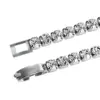 4mm Rhinestone Claw Chain Titanium Steel Bracelet - Sparkling Prong-Set Cubic Zirconia Jewelry for Women - Image 3